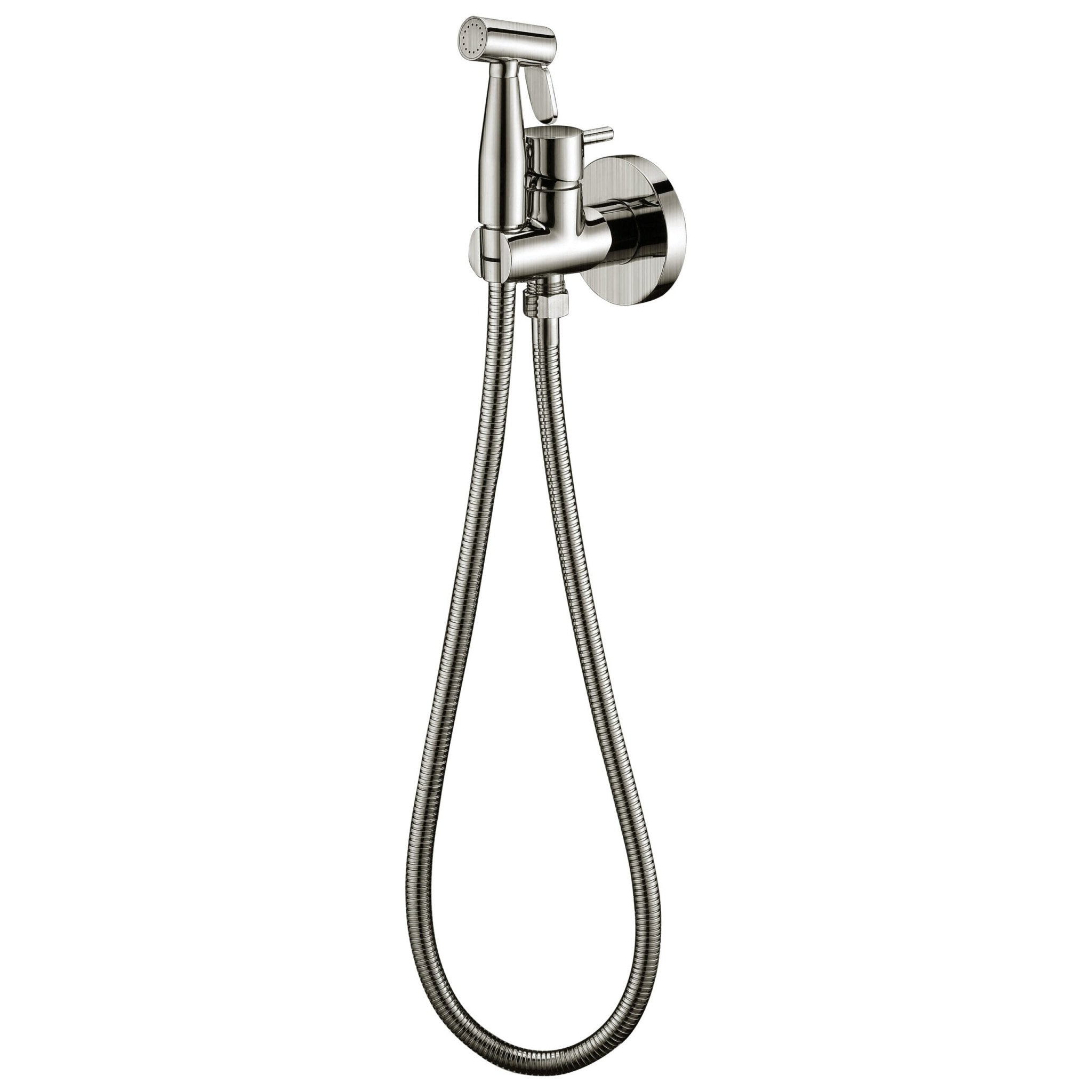 Imex - Grifo empotrado de bidé Munich níquel cepillado - BricoandPool