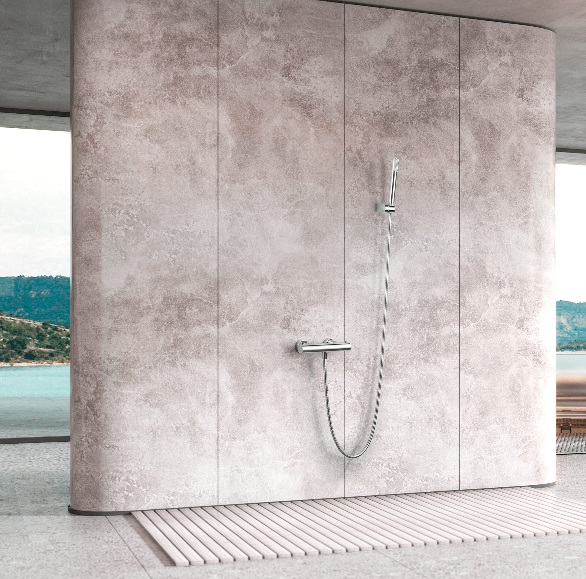 Imex - Kit ducha termostático Monza - BricoandPool