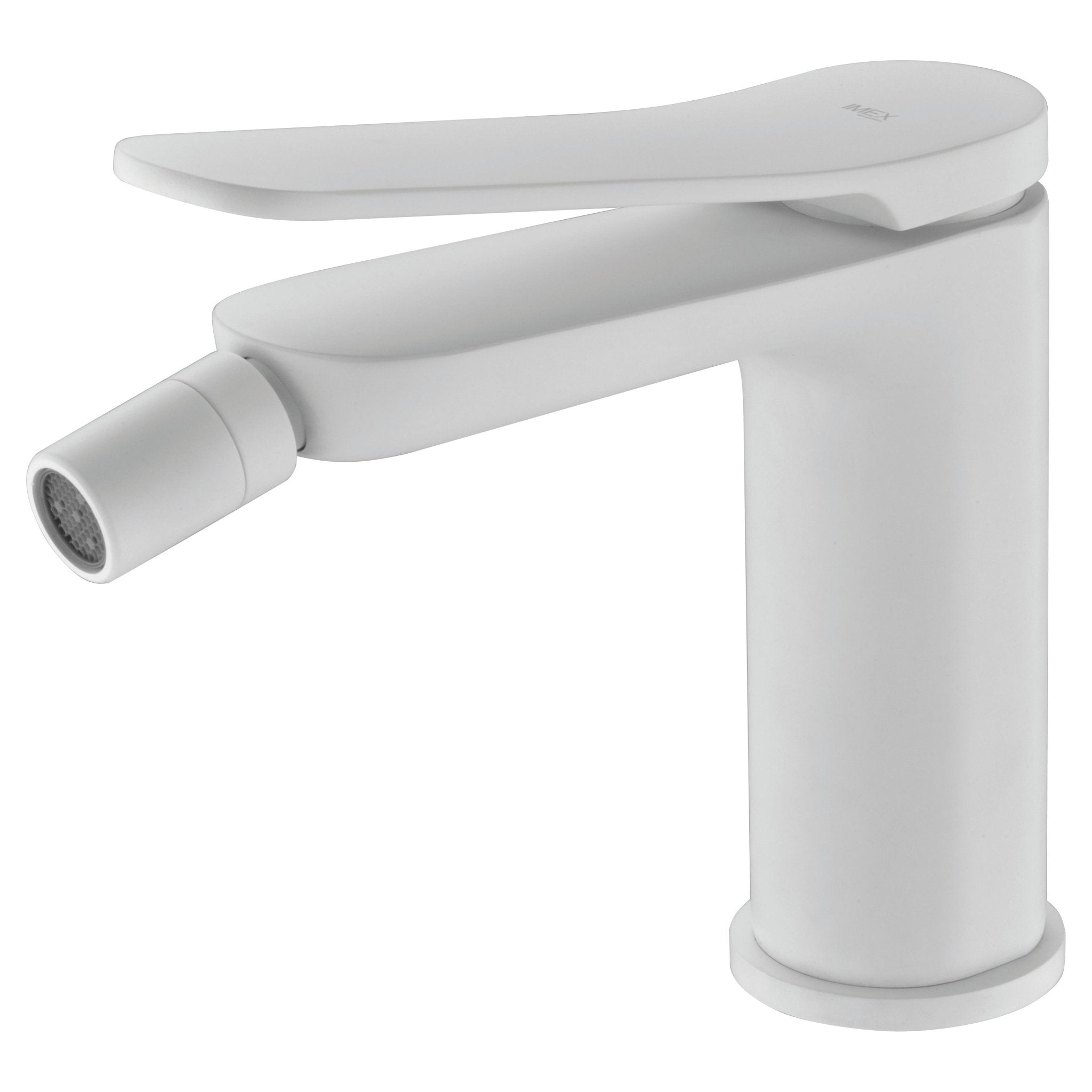 Imex - Monomando bidé Dinamarca blanco mate - BricoandPool