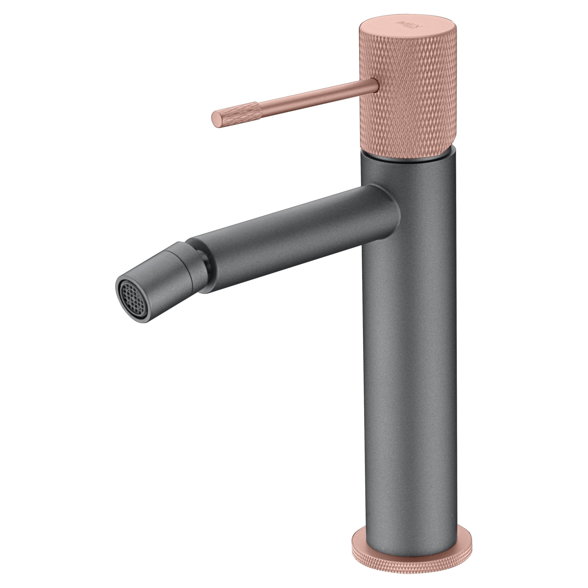 Imex - Monomando bidé Line gris champagne - BricoandPool