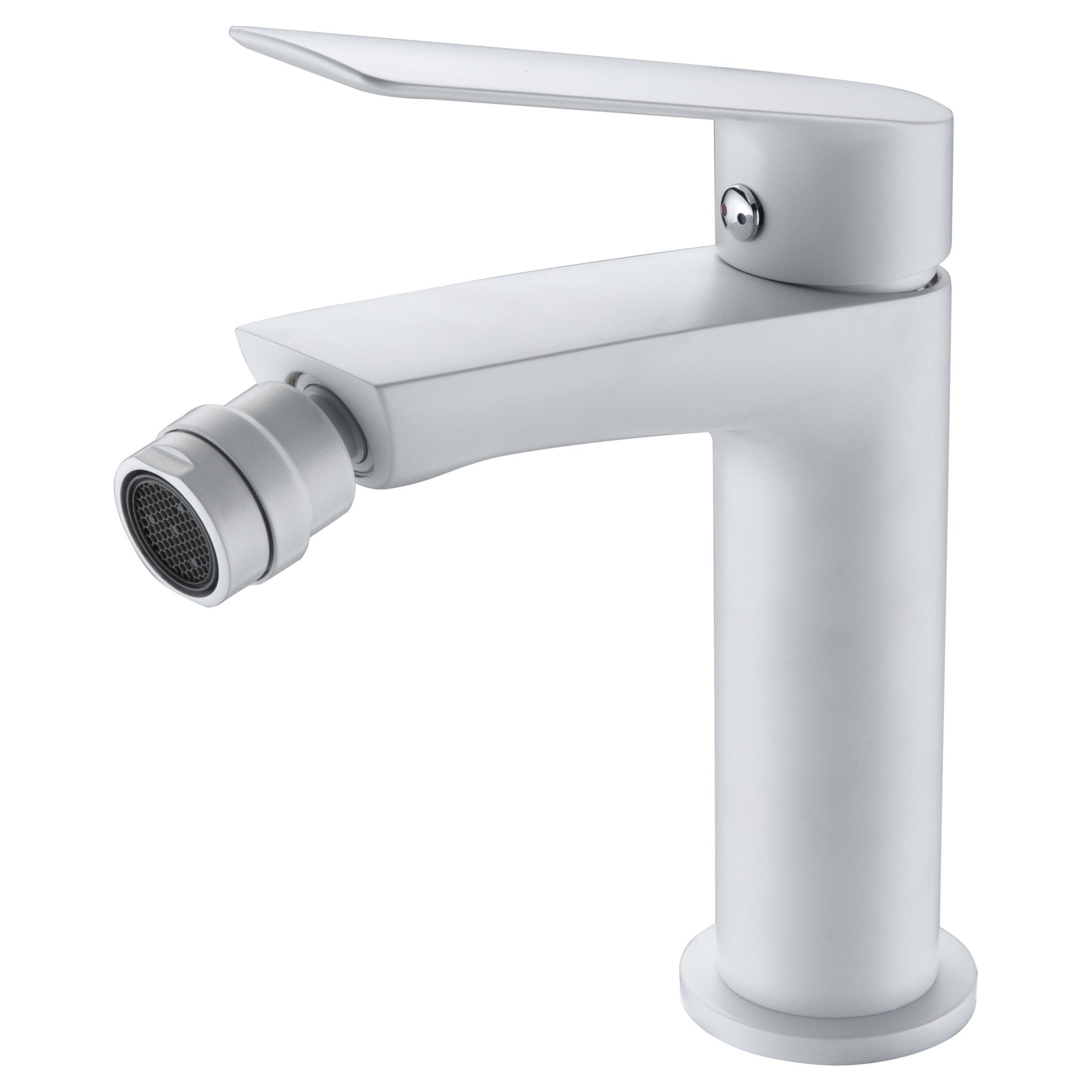 Imex - Monomando bidé Lúxor blanco mate - BricoandPool