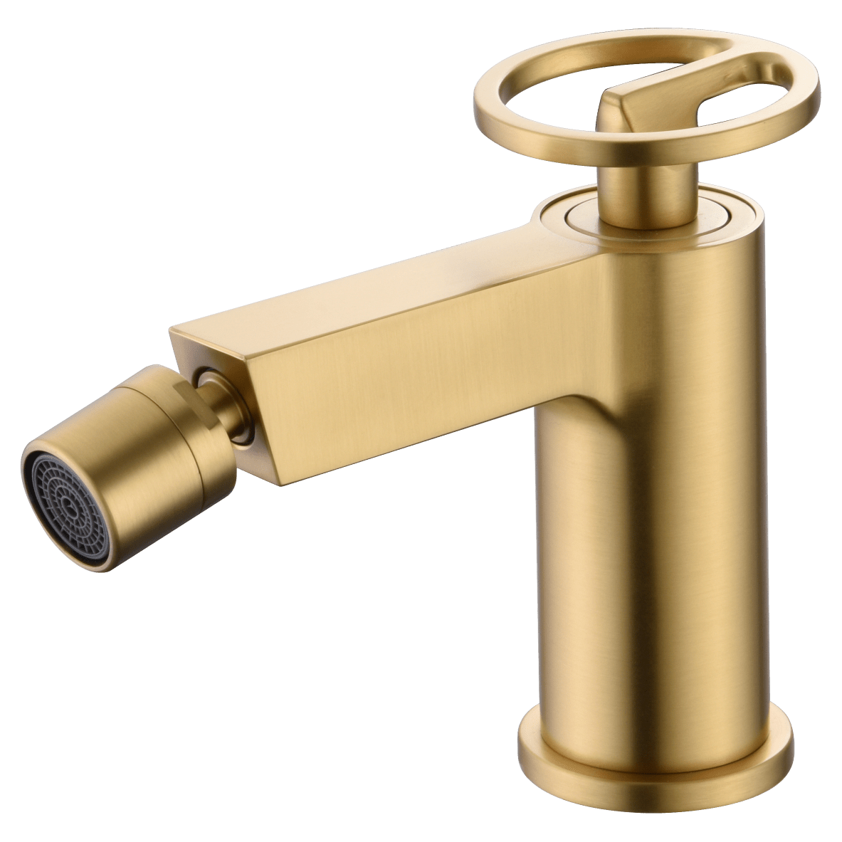 Imex - Monomando bidé Olimpo oro cepillado - BricoandPool