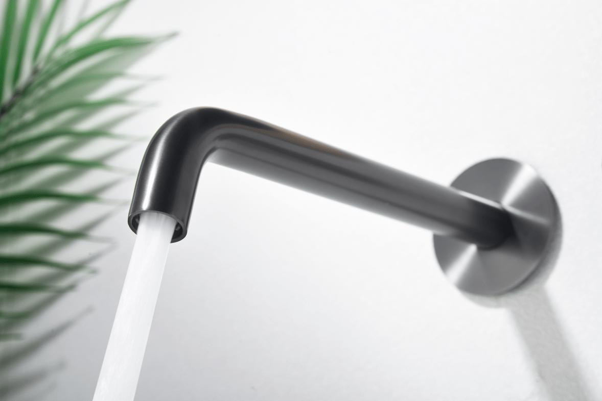 Imex - Monomando empotrado lavabo Génova black gun metal - BricoandPool