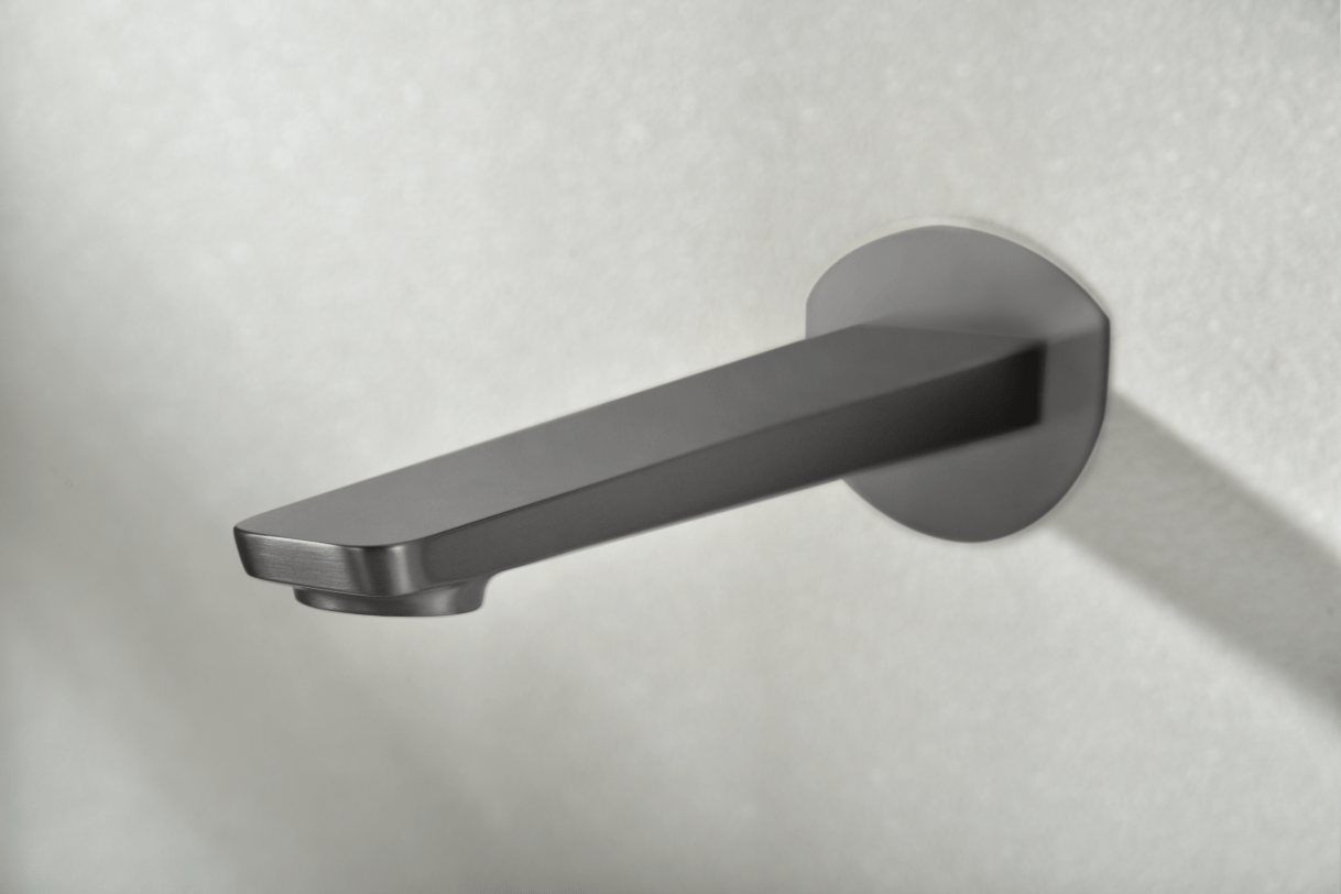Imex - Monomando empotrado lavabo Nápoles black gun metal - BricoandPool