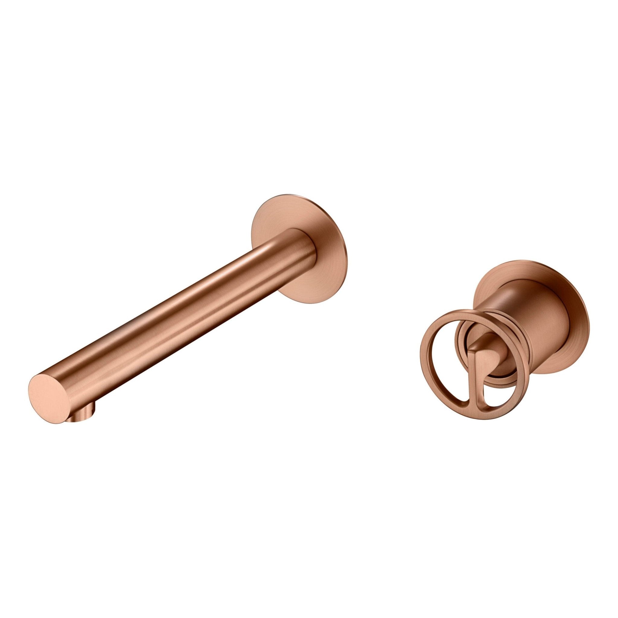 Imex - Monomando empotrado lavabo Olimpo oro rosa cepillado - BricoandPool