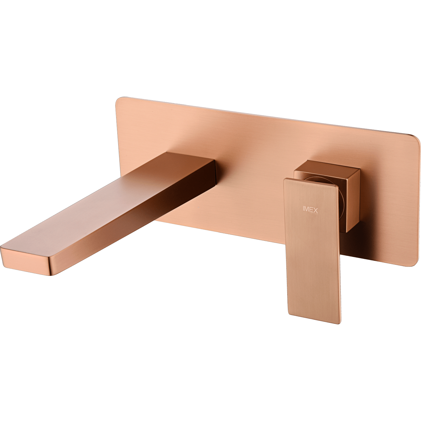 Imex - Monomando empotrado lavabo Pisa oro rosa cepillado - BricoandPool