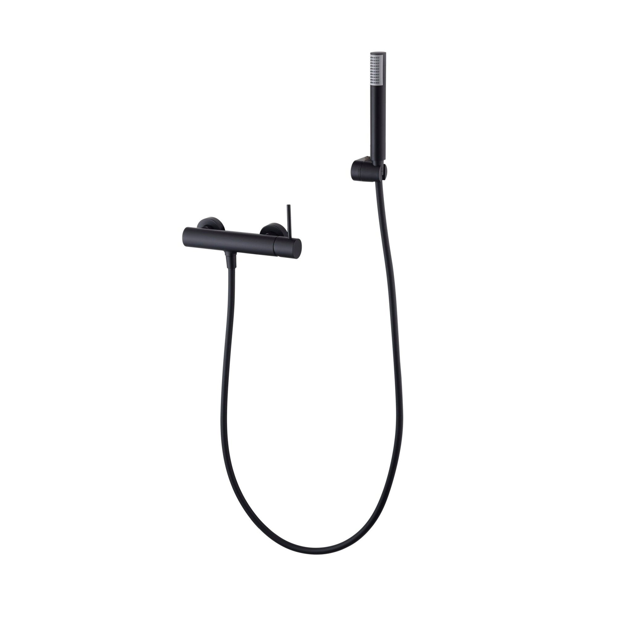Imex - Monomando kit ducha Monza negro mate - BricoandPool