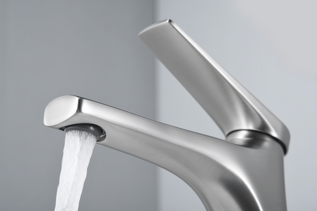 Imex - Monomando lavabo alto Delos (acero S.316) - BricoandPool