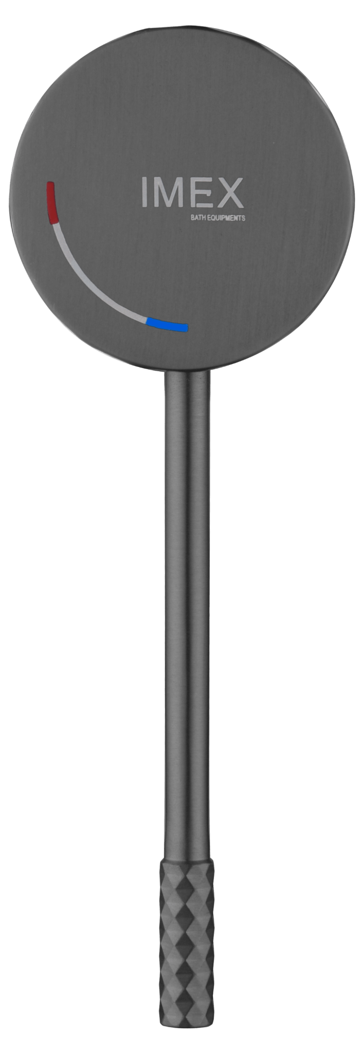 Imex - Monomando lavabo alto Génova black gun metal - BricoandPool