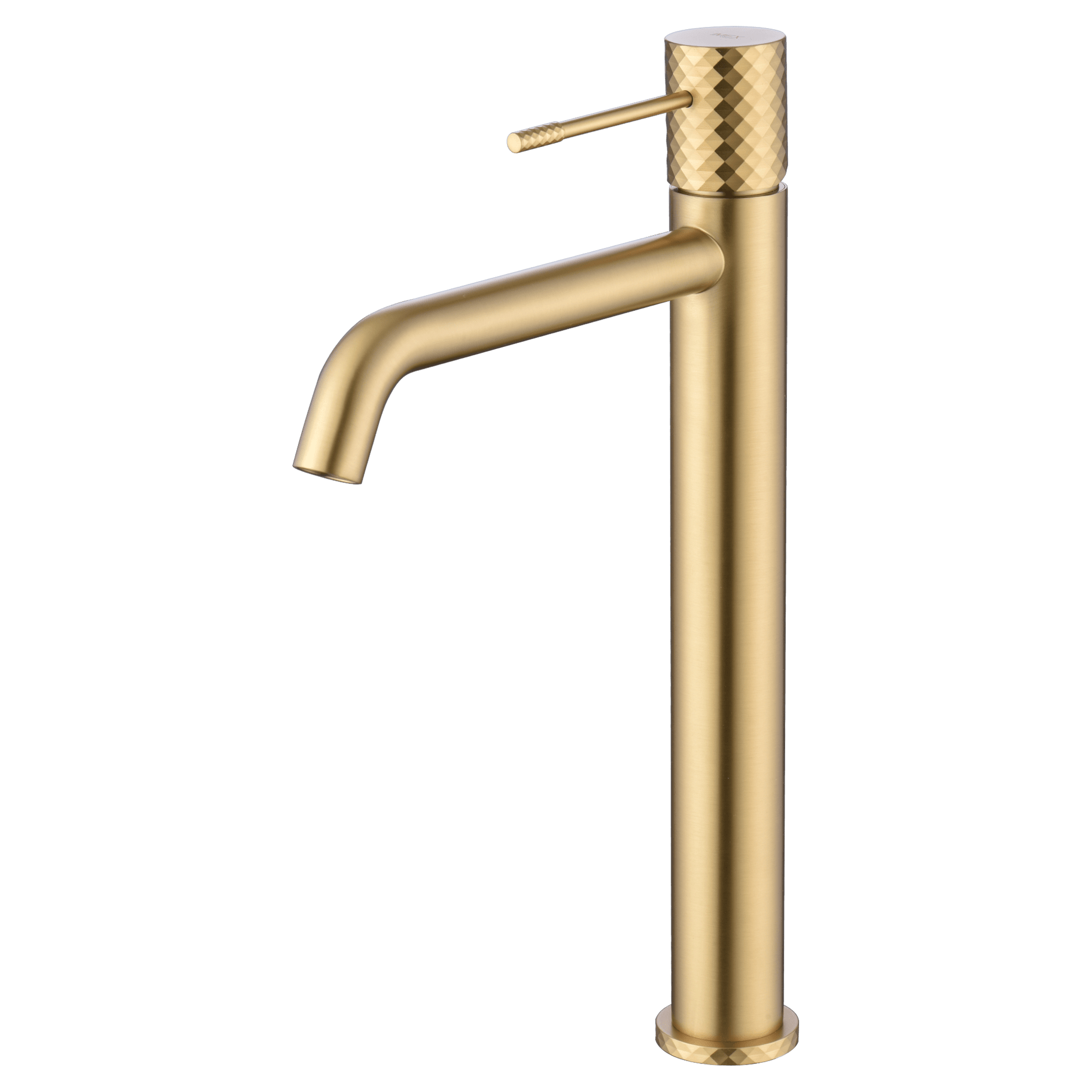 Imex - Monomando lavabo alto Génova oro cepillado - BricoandPool