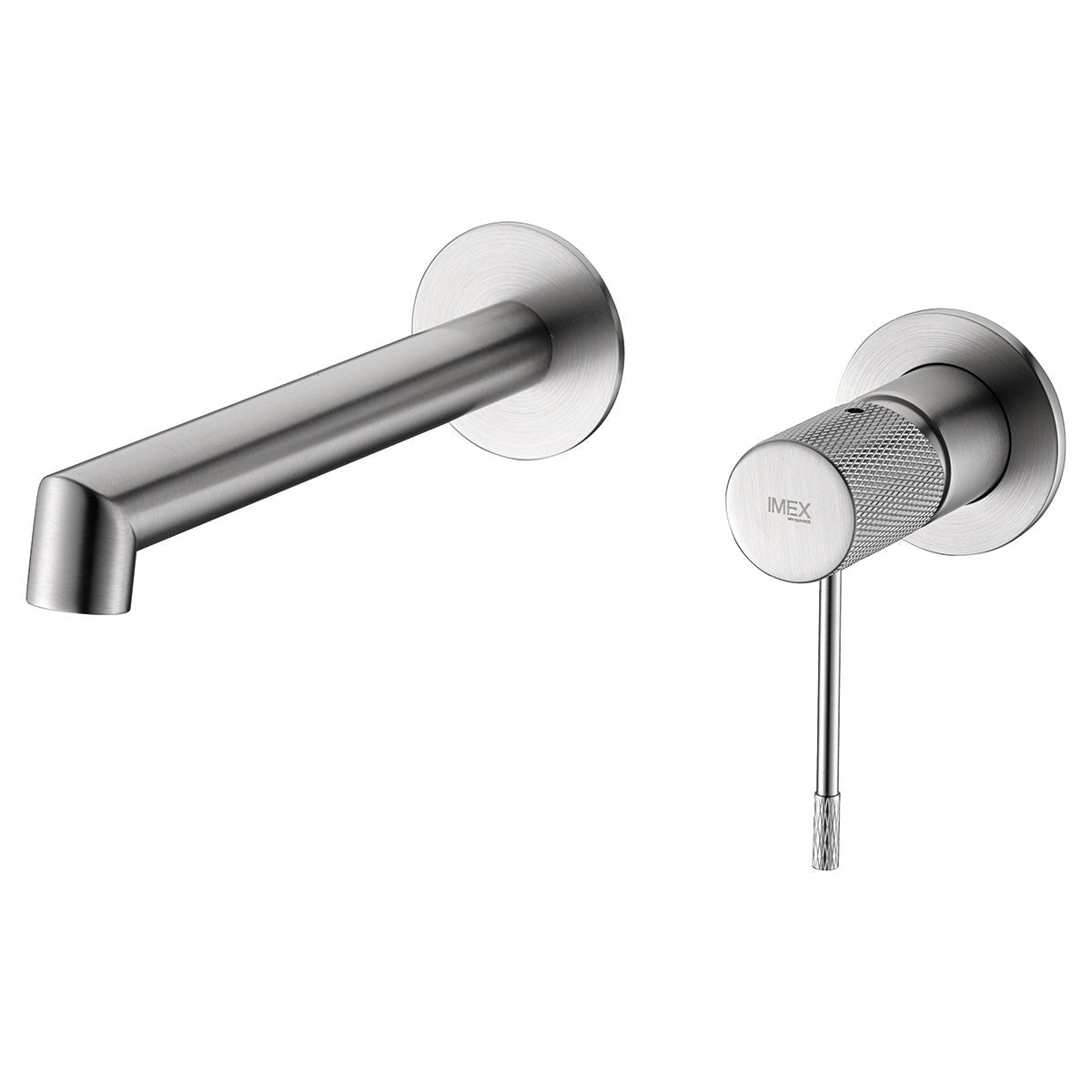Imex - Monomando lavabo empotrado Line níquel cepillado - BricoandPool