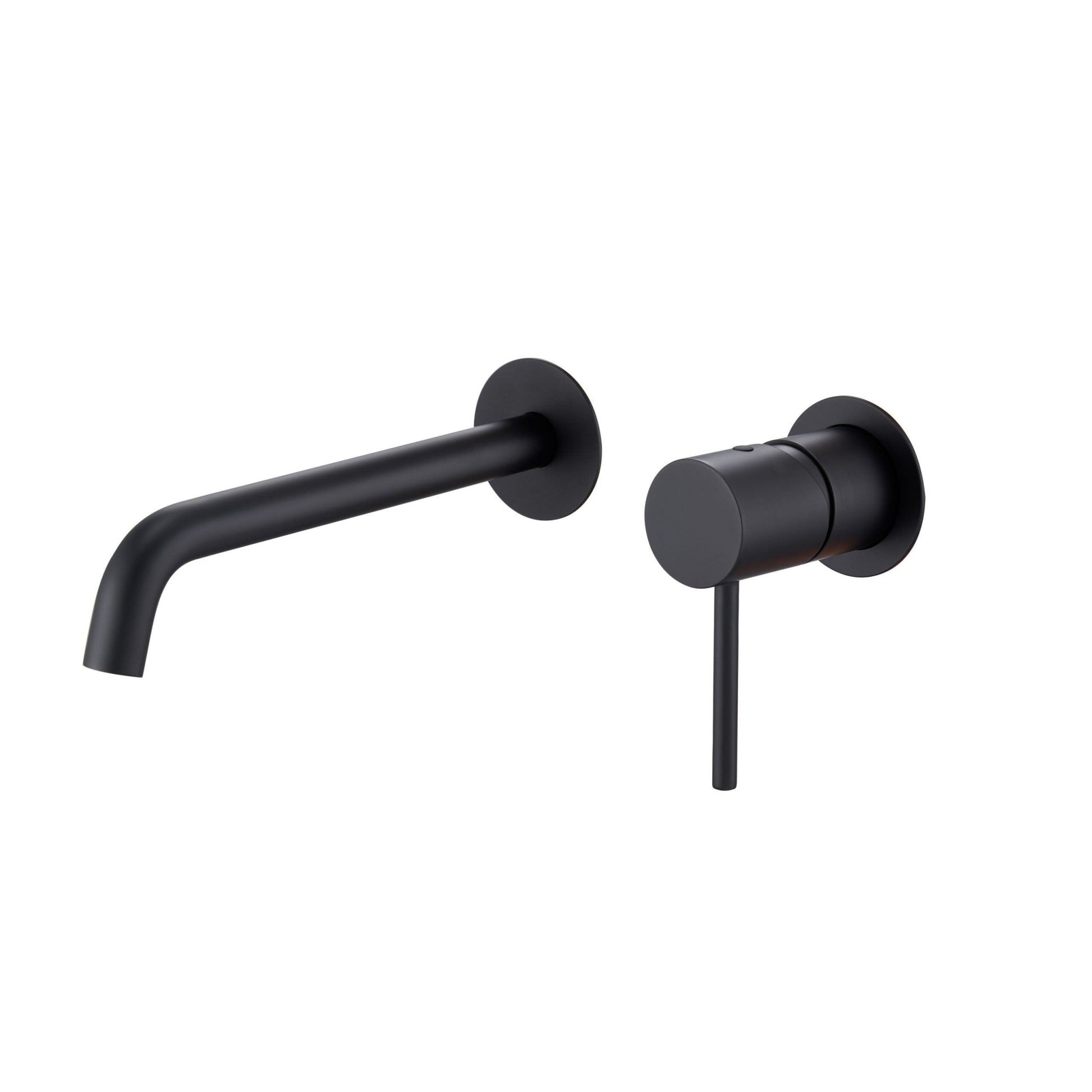 Imex - Monomando lavabo empotrado Monza negro mate - BricoandPool