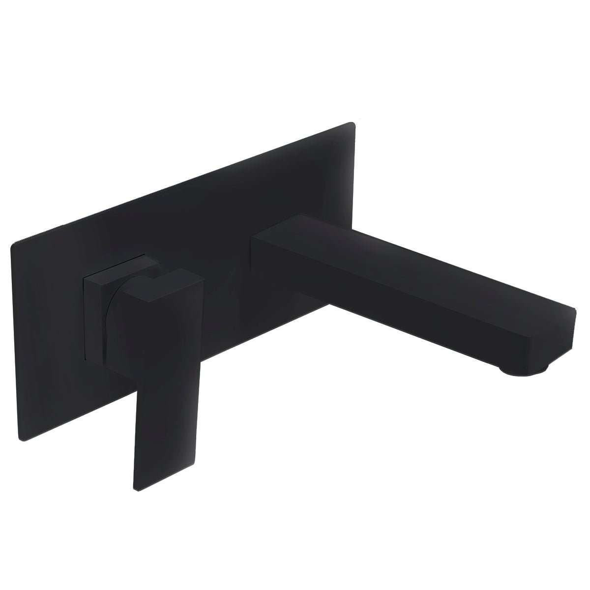 Imex - Monomando lavabo empotrado Suiza negro mate - BricoandPool