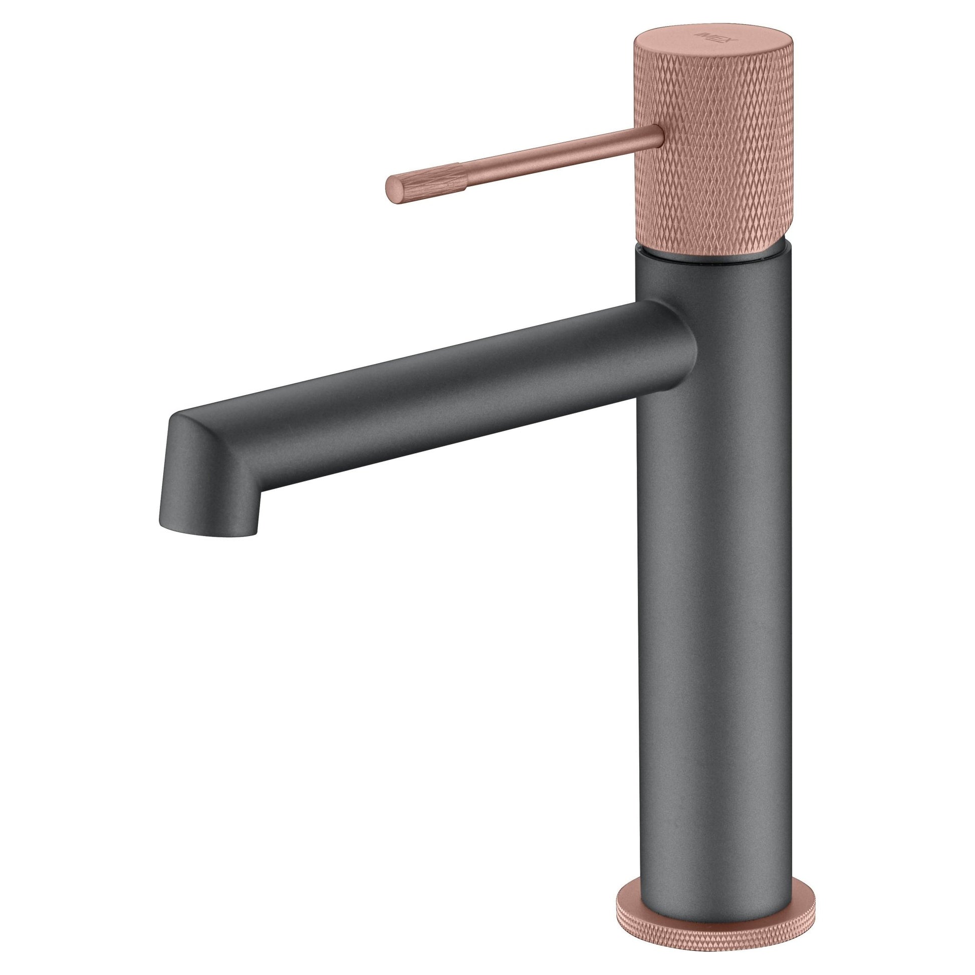 Imex - Monomando lavabo Line gris champagne - BricoandPool