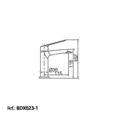Imex - Monomando lavabo Luxor - BricoandPool