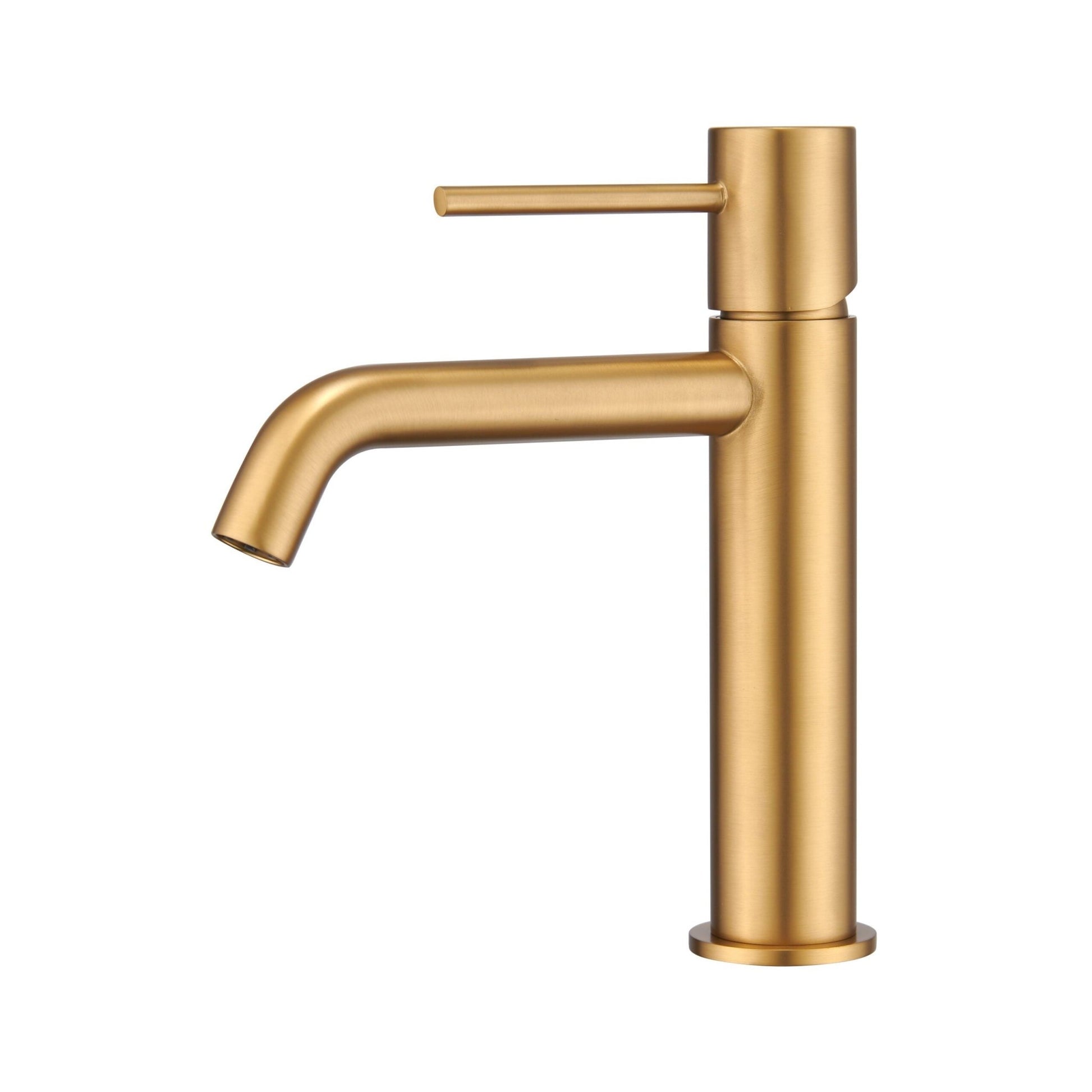 Imex - Monomando lavabo Monza oro cepillado - BricoandPool