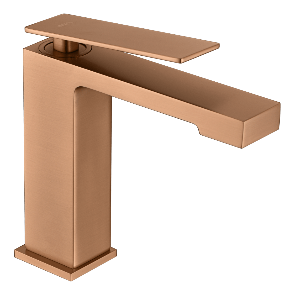 Imex - Monomando lavabo Pisa oro rosa cepillado - BricoandPool