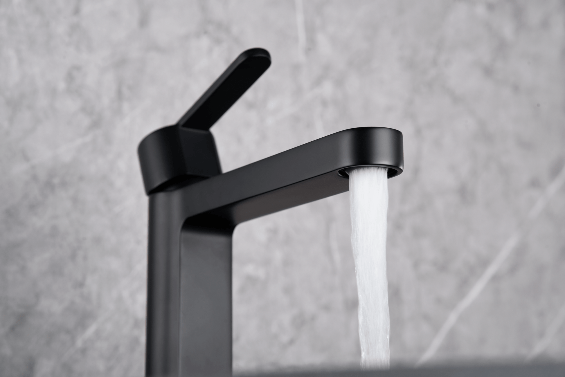 Imex - Monomando lavabo Roma negro mate - BricoandPool