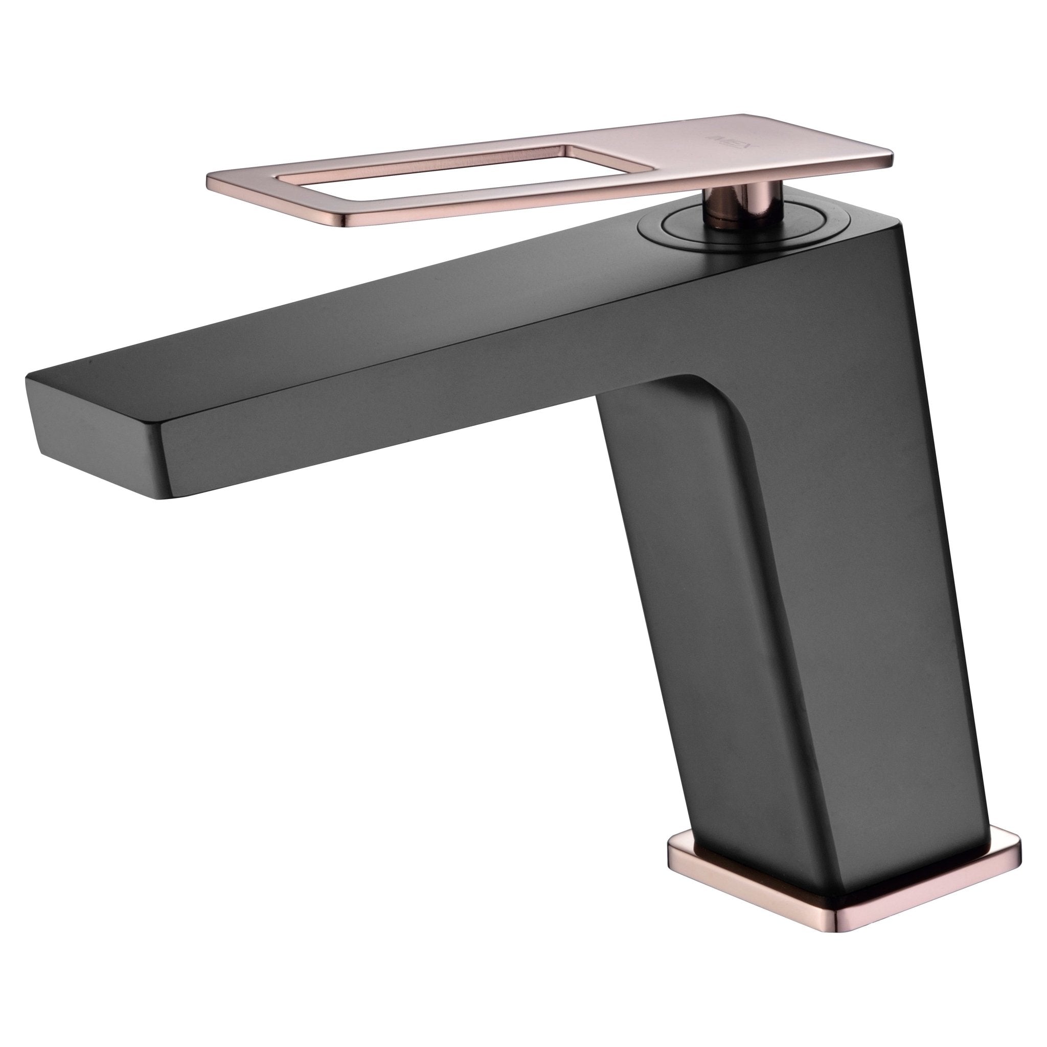 Imex - Monomando lavabo Suecia negro oro rosa - BricoandPool