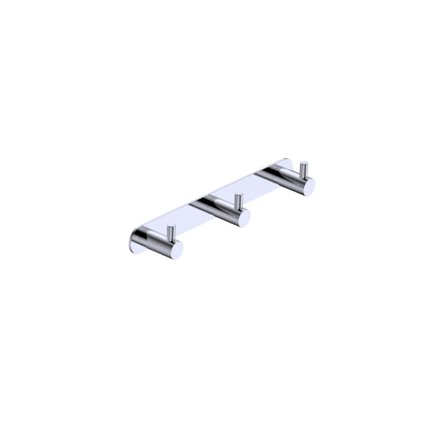 Imex - Percha triple Essential cromo - BricoandPool