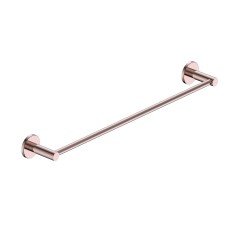 Imex - Toallero barra 50 cm Essential oro rosa cepillado - BricoandPool