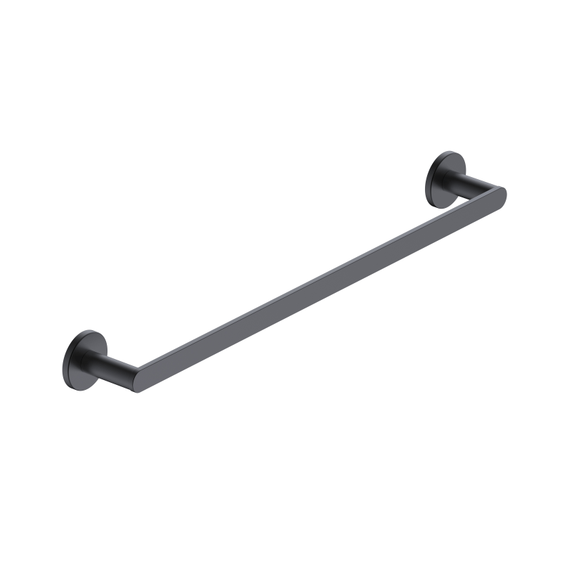 Imex - Toallero barra 50 cm Practic negro mate - BricoandPool