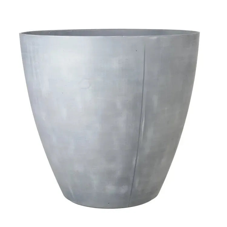 Keter - Maceta de jardín Betón redonda efecto hormigón 53 cm gris - BricoandPool