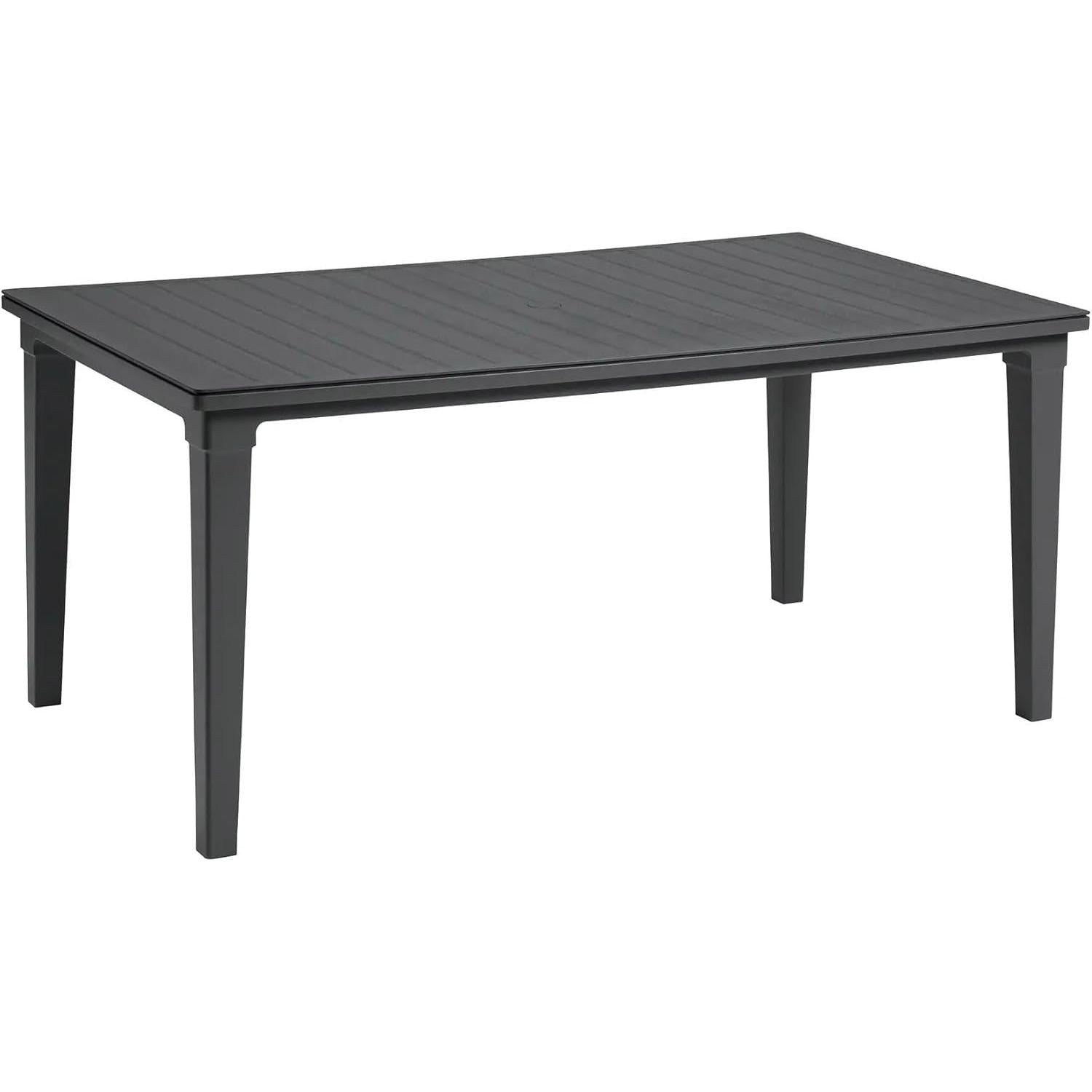 Keter - Mesa de comedor de exterior Futura grafito - BricoandPool
