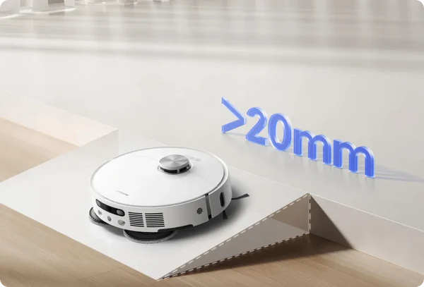 Fähigkeit, Hindernisse bis zu 20 mm zu überwinden