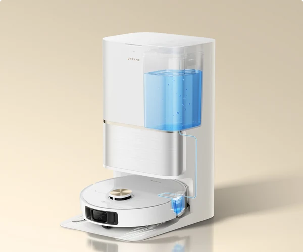 Llenado automático del depósito de agua para fregar