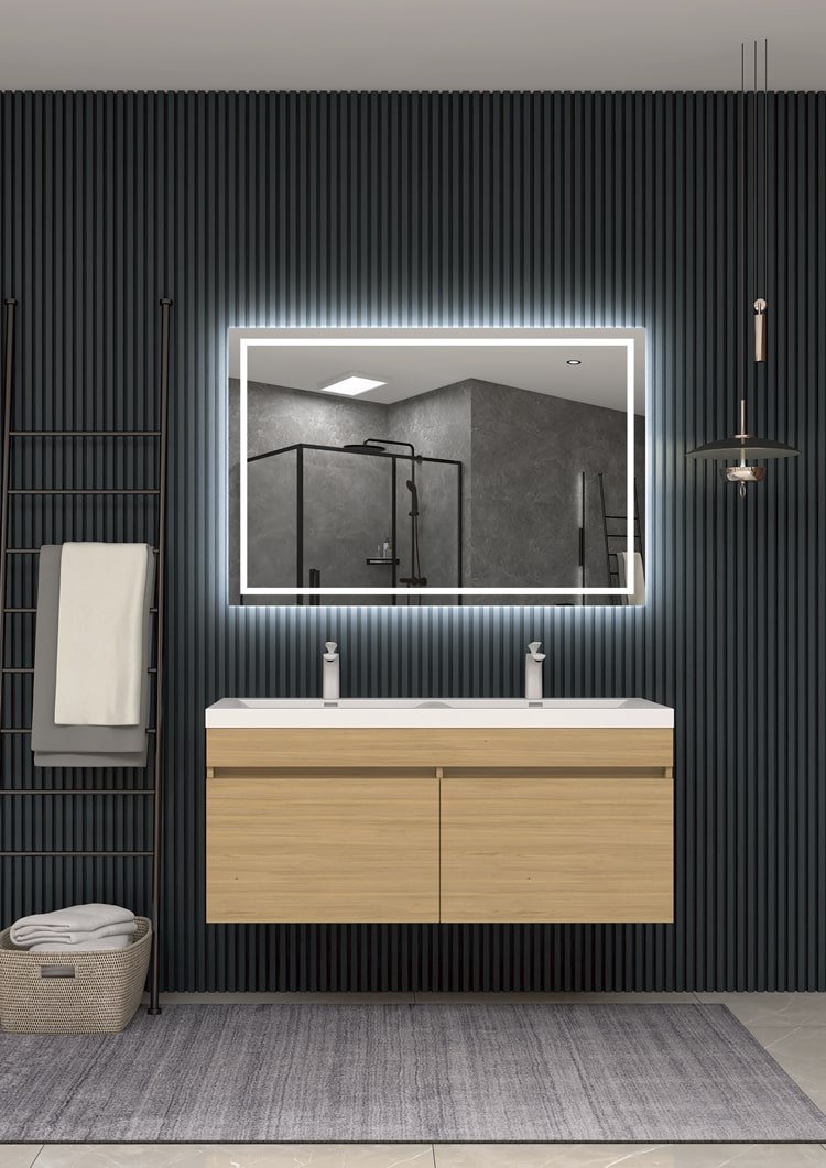 Ledimex - Espejo de baño con luz LED Holanda - BricoandPool