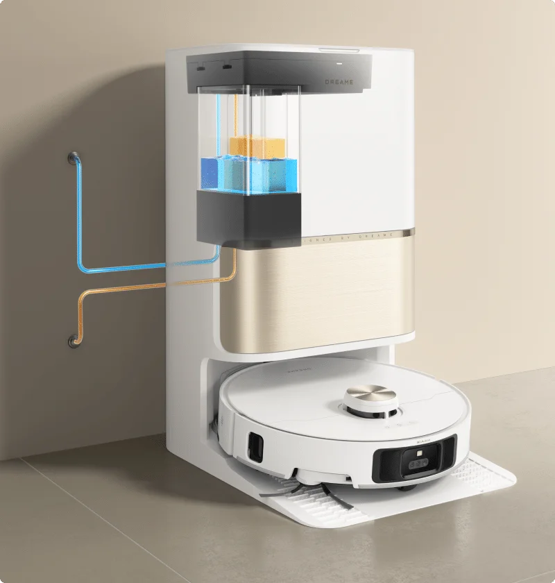 Remplissage et vidange automatiques avec le kit de connexion d'eau*