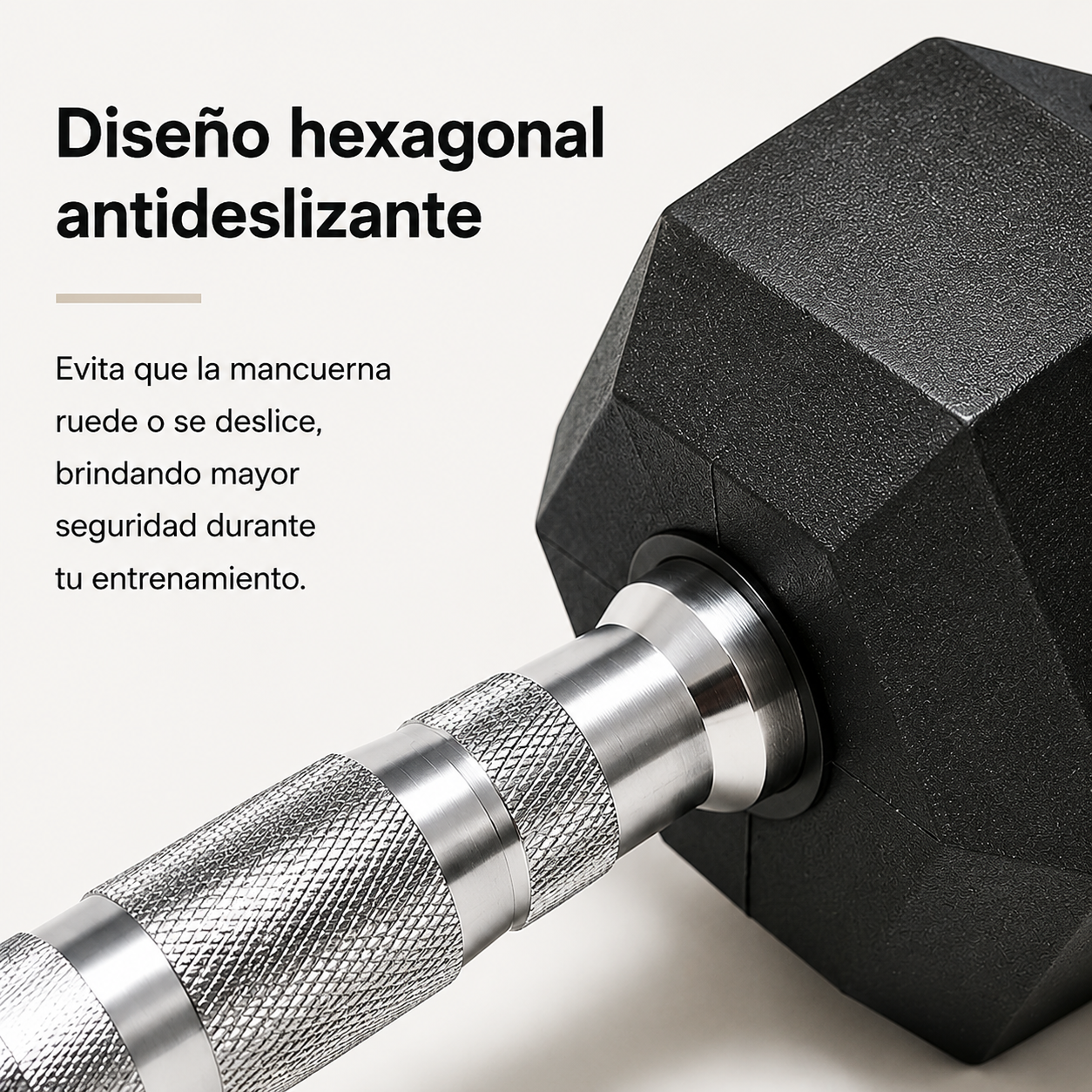 Manubrio Esagonale Impugnatura Antiscivolo 15 Kg