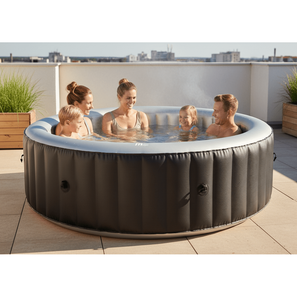 MSpa – Spa hinchable circular Starry 4–6 personas - BricoandPool