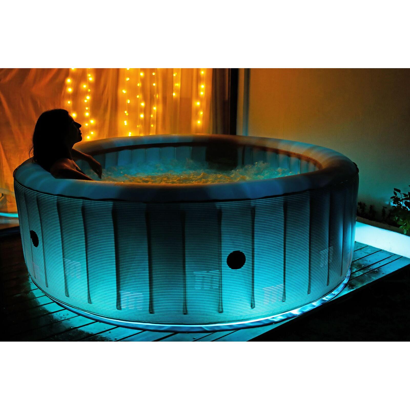 MSpa – Spa hinchable circular Starry 4–6 personas - BricoandPool
