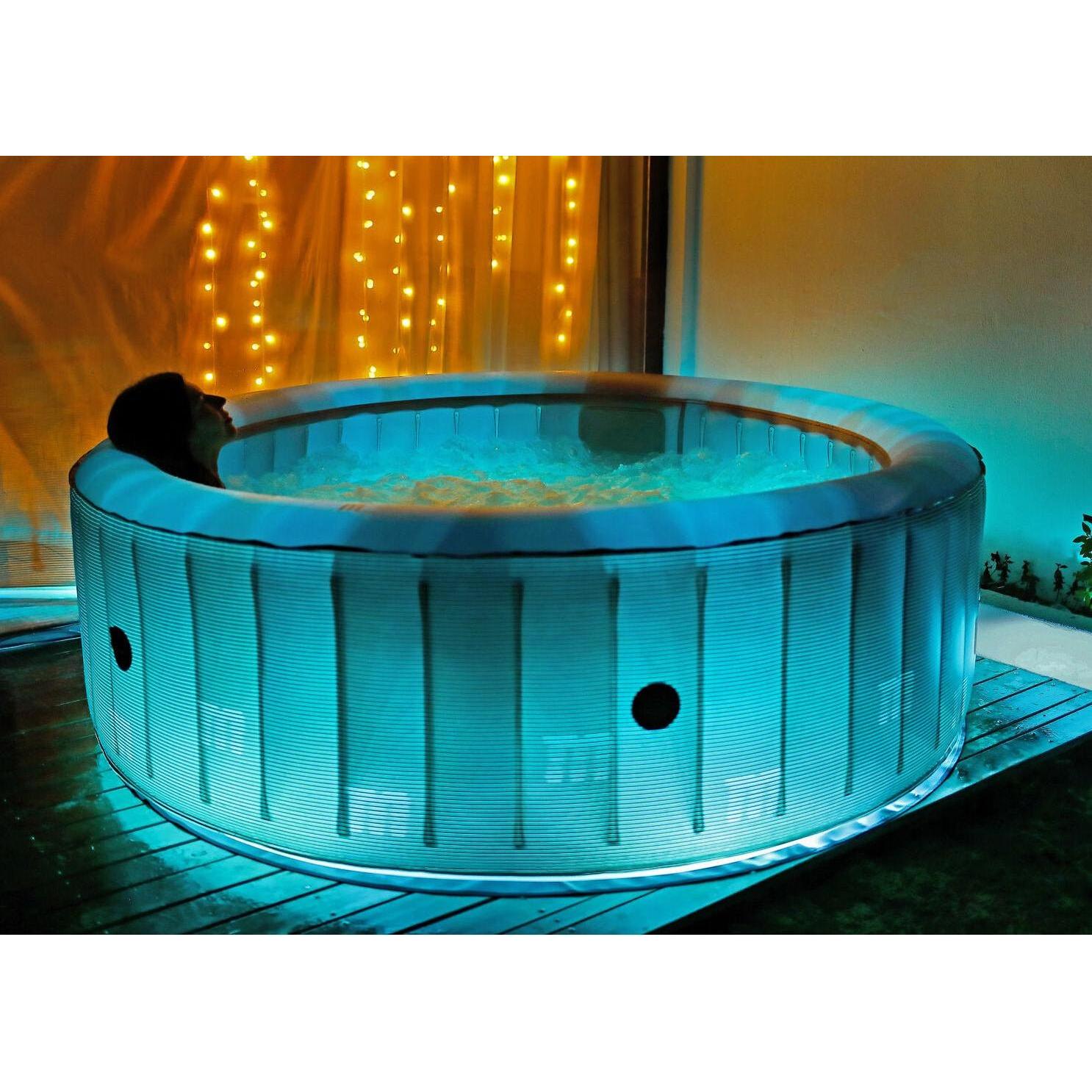 MSpa – Spa hinchable circular Starry 4–6 personas - BricoandPool