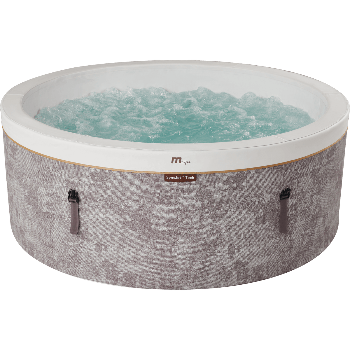 Spa insuflável MSpa Cocoon-Eco para 4-6 pessoas + conjunto de móveis de vime (redondo)