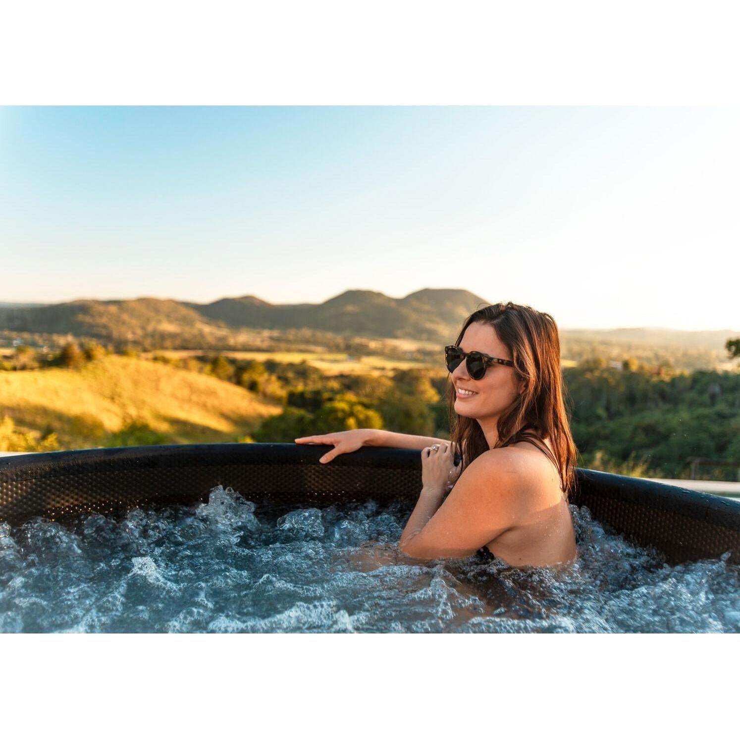 MSpa - Spa hinchable semirrígido circular Duet - Eco 4 - 6 personas - BricoandPool
