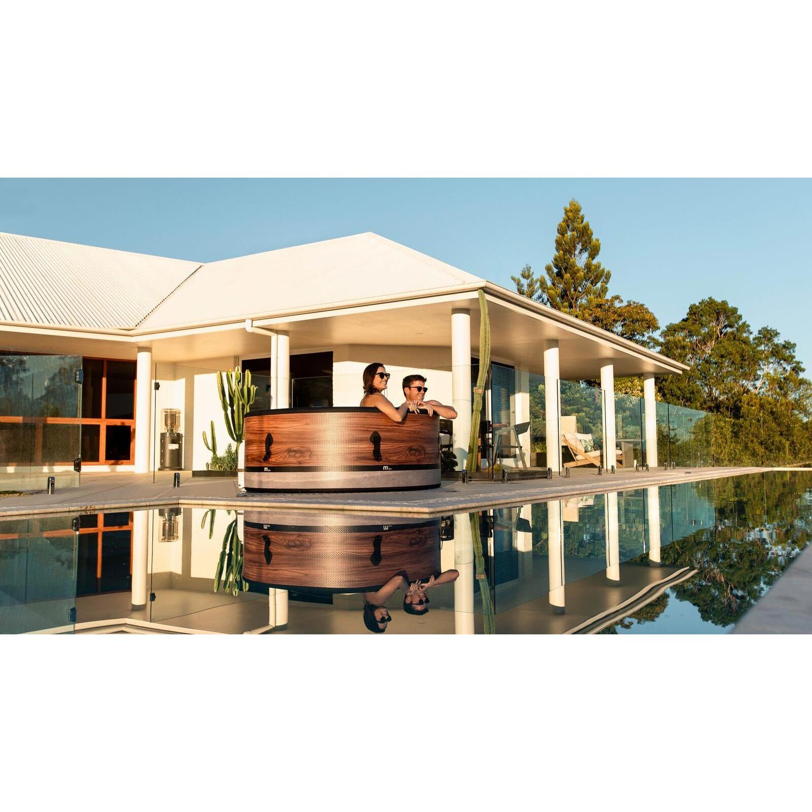 MSpa - Spa hinchable semirrígido circular Duet - Eco 4 - 6 personas - BricoandPool