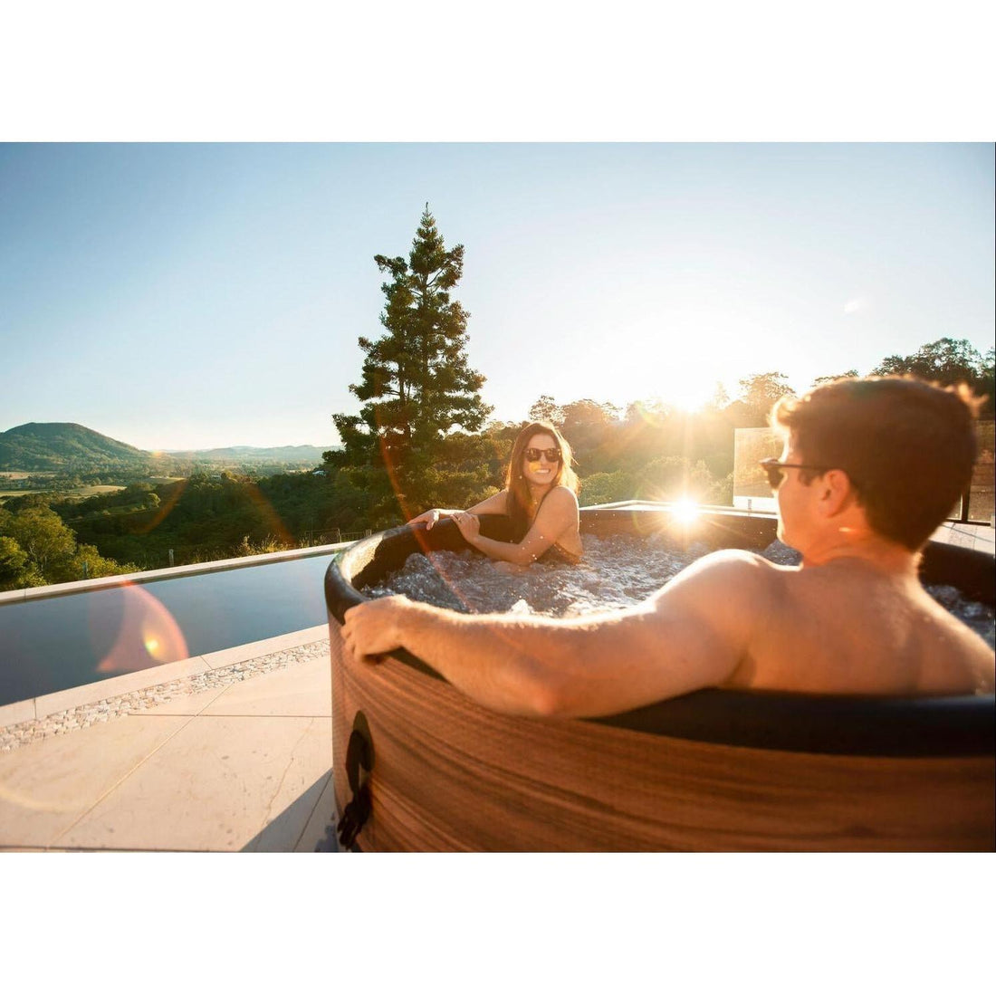MSpa - Spa hinchable semirrígido circular Duet - Eco 4 - 6 personas - BricoandPool