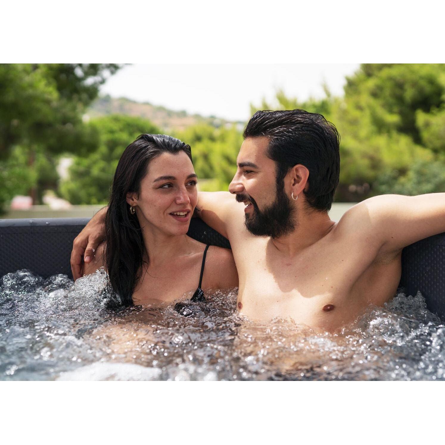 MSpa - Spa hinchable semirrígido circular Mono - Eco 6 - 8 personas - BricoandPool