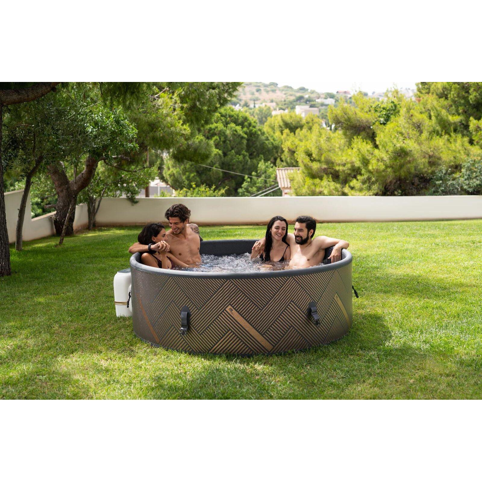 MSpa - Spa hinchable semirrígido circular Mono - Eco 6 - 8 personas - BricoandPool
