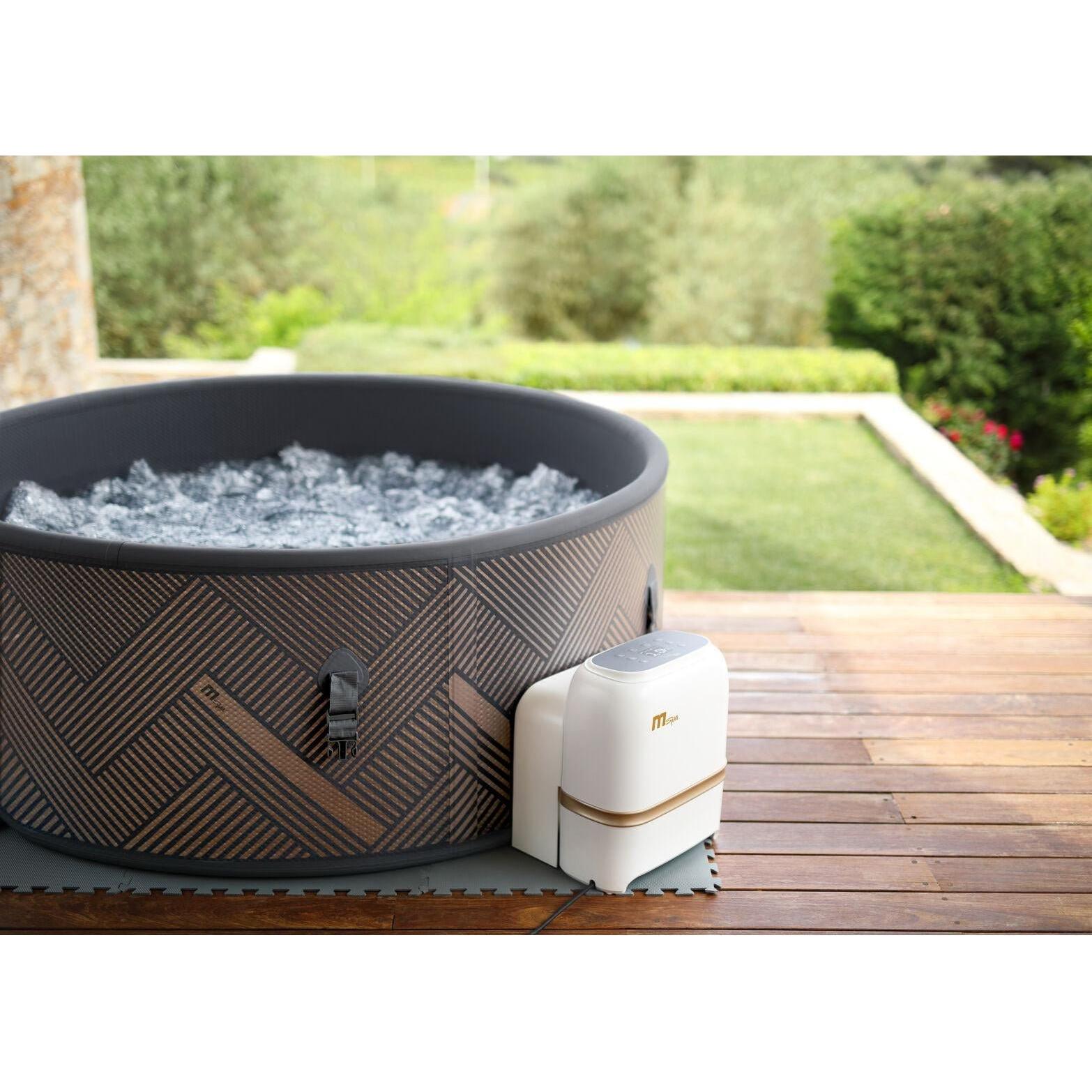 MSpa - Spa hinchable semirrígido circular Mono - Eco 6 - 8 personas - BricoandPool