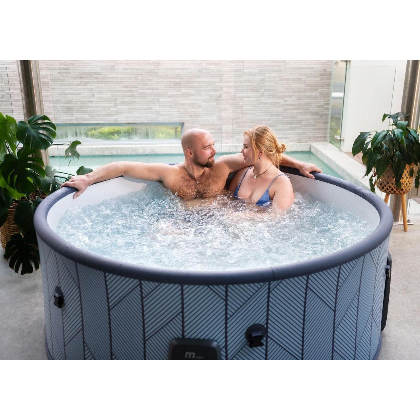 MSpa Spa hinchable semirrígido circular Tidal 4–6 personas - BricoandPool