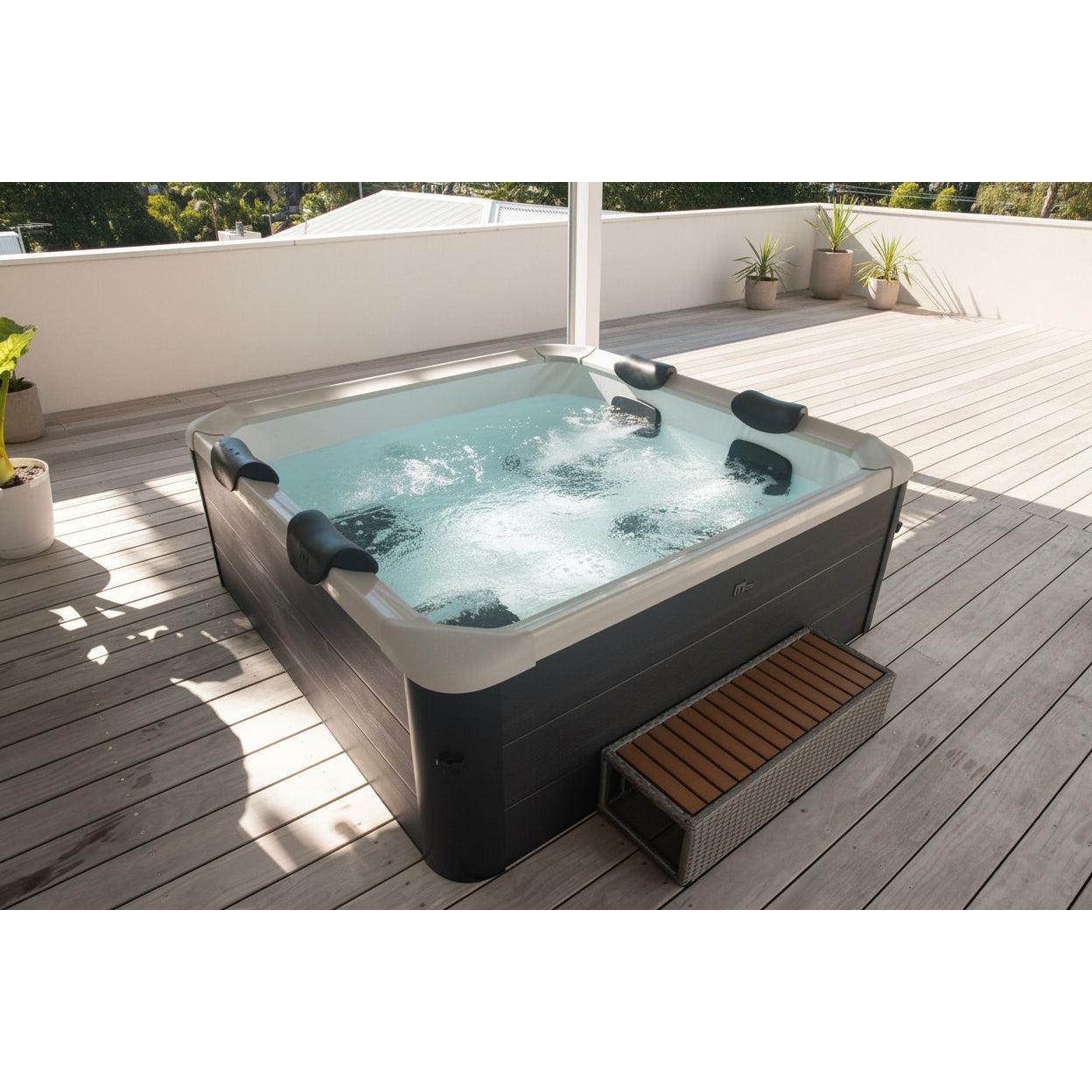 MSpa – Spa rígido cuadrado Oslo Aero Plus 4–6 personas - BricoandPool