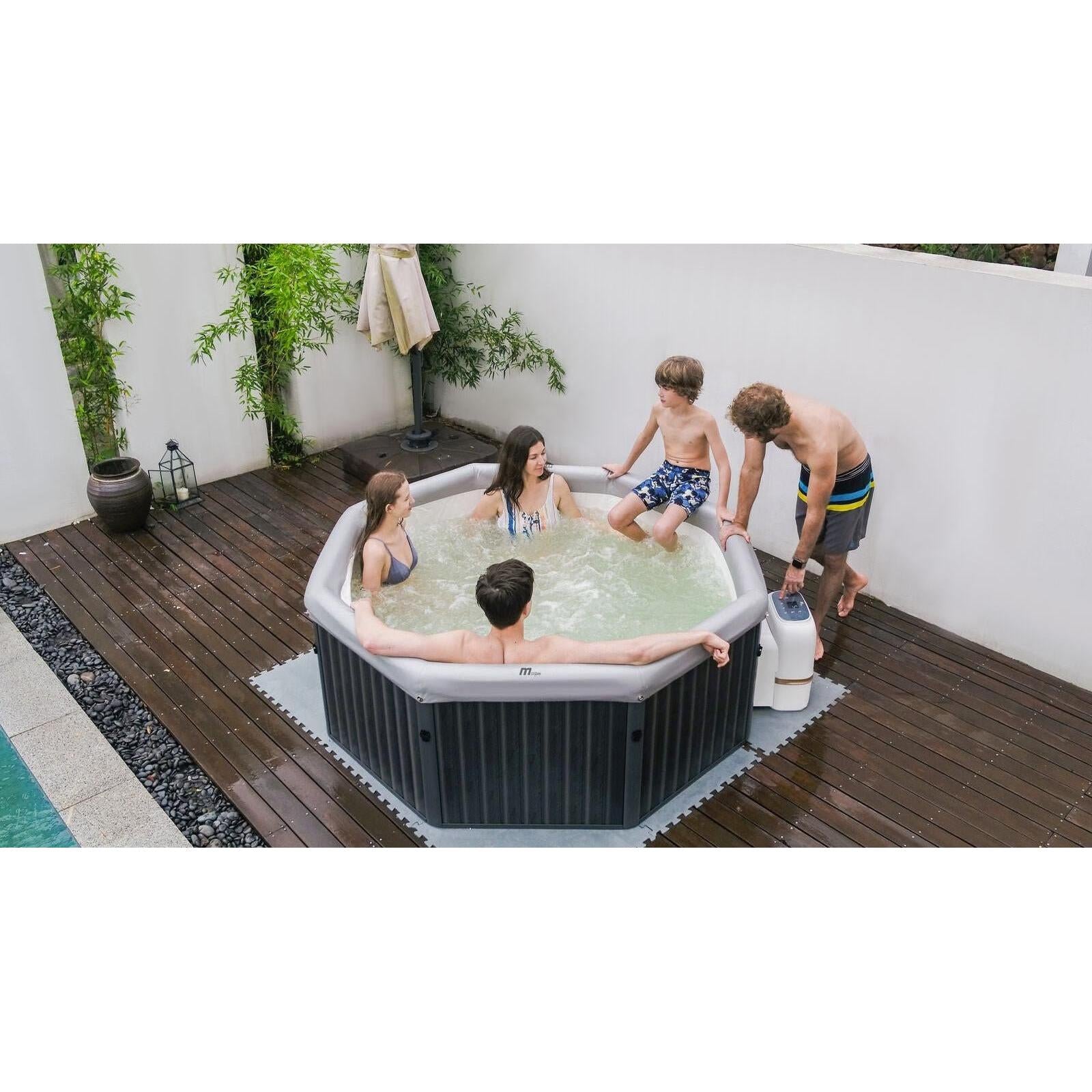 MSpa - Spa rígido cuadrado Tuscany 4–6 personas - BricoandPool