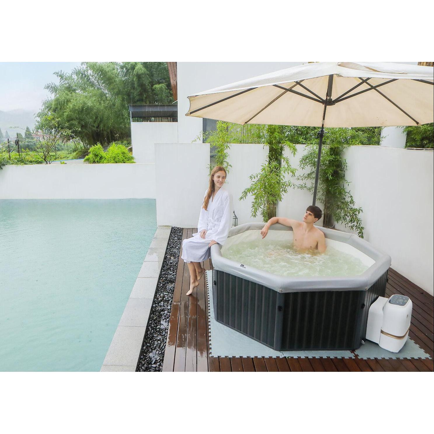 MSpa - Spa rígido cuadrado Tuscany 4–6 personas - BricoandPool