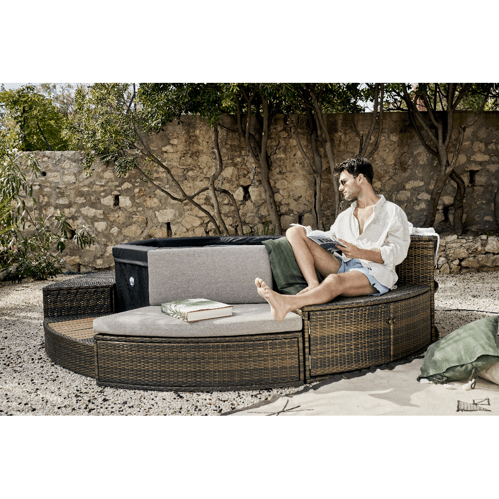 NetSpa - Spa hinchable Octopus + Mobiliario - BricoandPool