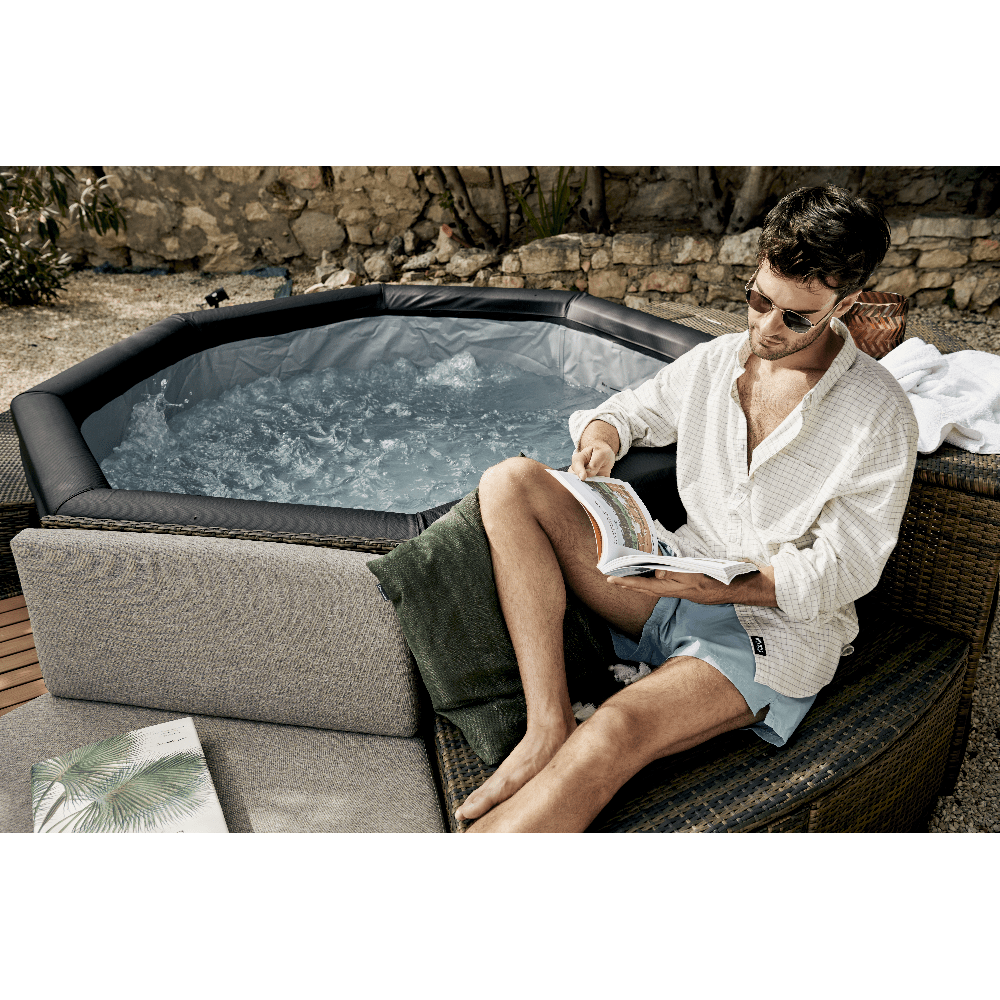 NetSpa - Spa hinchable Octopus + Mobiliario - BricoandPool