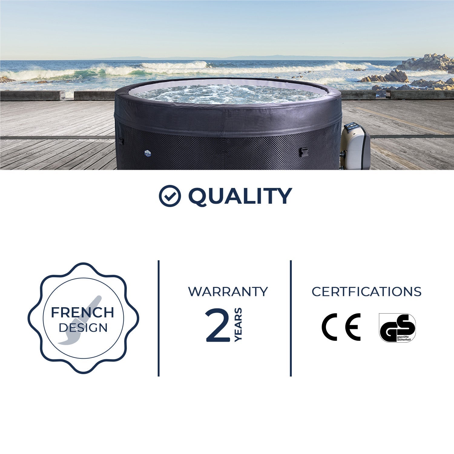 NetSpa - Spa hinchable Vita 4 personas - BricoandPool